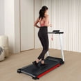 thumbnail image 2 of 2.5HP Folding Treadmill for Home, 300LBS Walking Pad Running Data Analysis Black&Red, 2 of 6