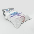 thumbnail image 3 of Ambesonne Turtle Bedding Set 3 Pcs, Geometry Animal, Twin, Multicolor, 3 of 3
