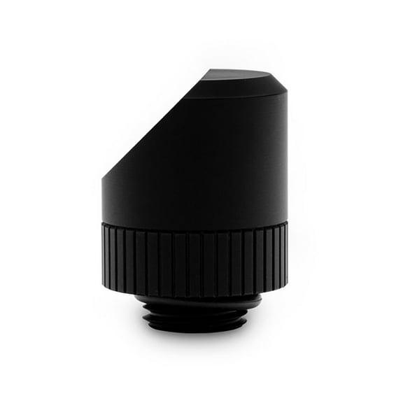 EKWB EK-Torque 45 Degree Angled Rotary Fitting, Black, 2-pack