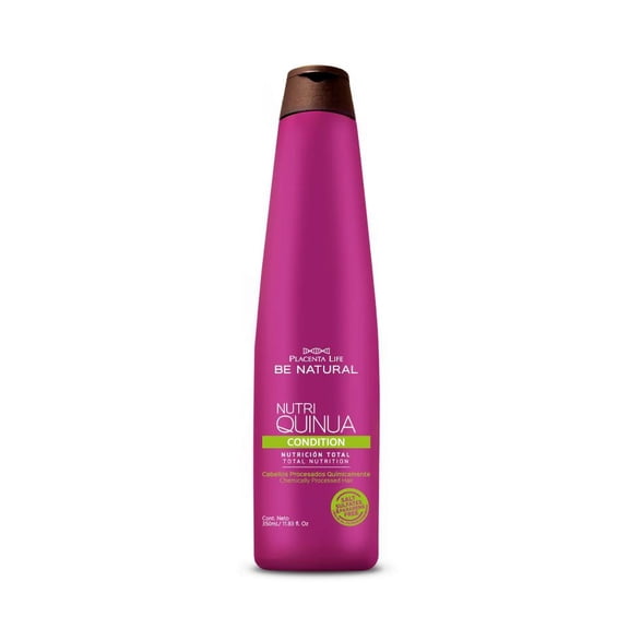 Placenta Life Be Natural Nutri Quinua Conditioner- Total Nutrition Conditioner for Chemically Processed Hair-Nourishing-Repairing-Strengthening-Deep Nutrition- 350 ml/ 11.83 fl.oz.