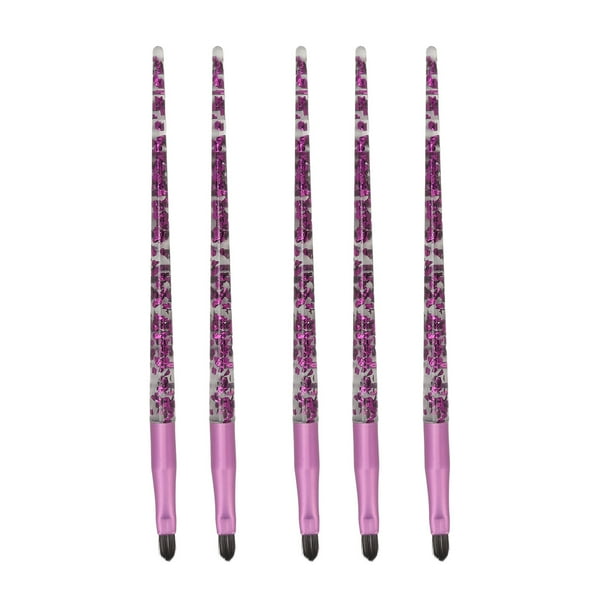 Pincel para sombra de ojos, 5 pinceles para labios, pincel para maquillaje con brillo, pincel para maquillaje de labios, diseño revolucionario