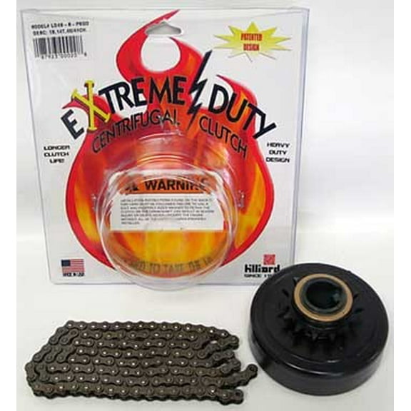 Hilliard Extreme Duty Clutch 1" Bore 35 Chain 17 Tooth   4' of 35 Chain