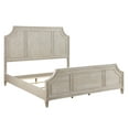 thumbnail image 4 of 4pc Bedroom Set Traditional Queen Bed Nightstand Dresser Mirror Light Brown Wooden Furniture Clipped Corners, 4 of 6