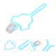 thumbnail image 4 of 10pcs Poop Poop Bag Holder Mano Libre Perro Bolsa Bolsa Poop Poop Holder, 4 of 6