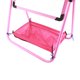 thumbnail image 4 of Caballete de arte para niños, pizarra magnética plegable de doble cara ajustable de pie para niños, color rosa, 4 of 5