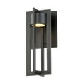thumbnail image 5 of WAC Lighting Chamber 25" 1-Light LED Aluminum Indoor/Outdoor Wall Light in Black, 5 of 5