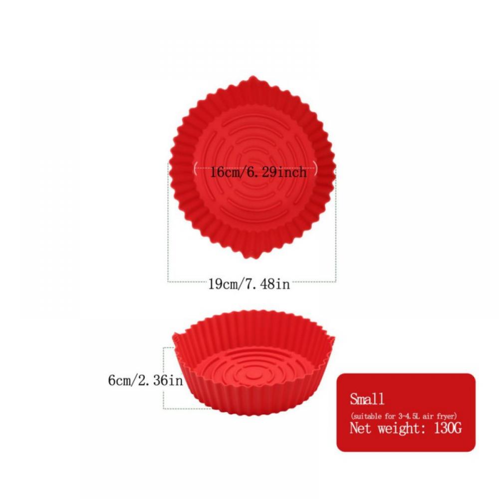 Silicone Baking Pan Round Nonstick Easy to Clean Air Fryer Cake Mould