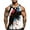 White, variant on Cmfcve Men's Independence Day Tank Top Printed Pullover Patriotic Vest Sleeveless Round Neck Fitness Undershirt