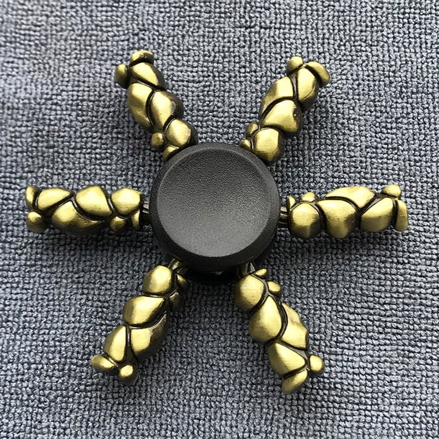 Xu Jutao bronze alloy fidget spinner, decompression spinner, finger spinner, street vendor night market GT-02-bronze-Sun Wukong Samadhi Fire model