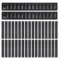 thumbnail image 4 of 36 Pieces Digital Temperature Sticker Adhesive Thermometer Strip Fermenter Adhesive Crystal Strip Aquarium Thermometer,36 * Digital Temperature Sticker,Black, 4 of 9