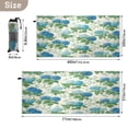 thumbnail image 4 of Quick-Dry Beach Towel 71x31in with Storage Bag, Sand Free Microfiber Towel for Travel, Swimming, Camping Blue Hydrangea Pattern, 4 of 9