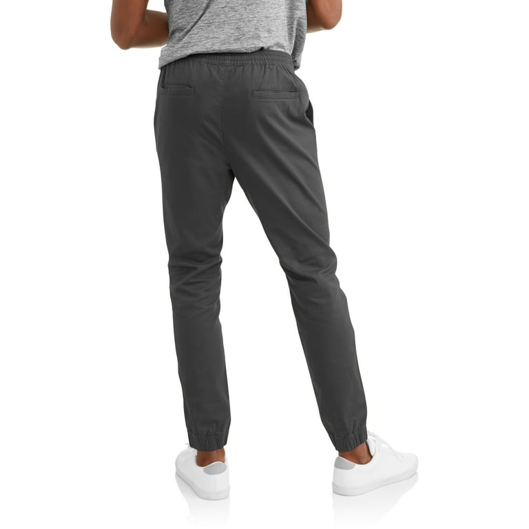 MOTO Sweatpants Jogger Mens Fleece Pants ZIP Open Knee Elastic 4