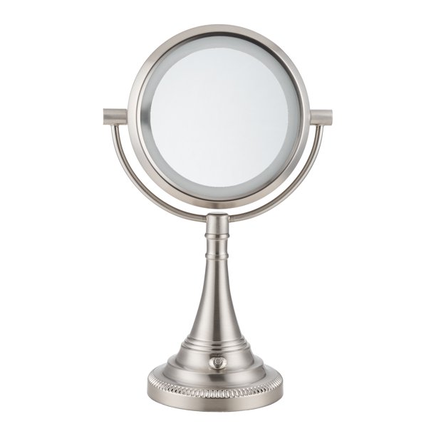1X / 10X Magnification Lighted Mirror Lamp, Vanity Dual Side Makeup