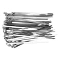 thumbnail image 5 of 100Pcs Cable Tie Stainless Steel Hose Zip Tie Self Locking Set Kit for Wire Line Type A, 5 of 5