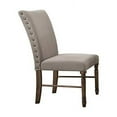 thumbnail image 2 of Family Set ACME Leventis Side Chair (Set-2) in Cream Linen & Weathered Oak 74657, 2 of 4