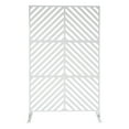 thumbnail image 3 of Miumaeov Outdoor Privacy Screens Decorative Privacy Screen with Stand Free Standing Decor Metal Privacy Screen for Balcony Patio Garden Backyard Porch Metal Divider, 3 of 16