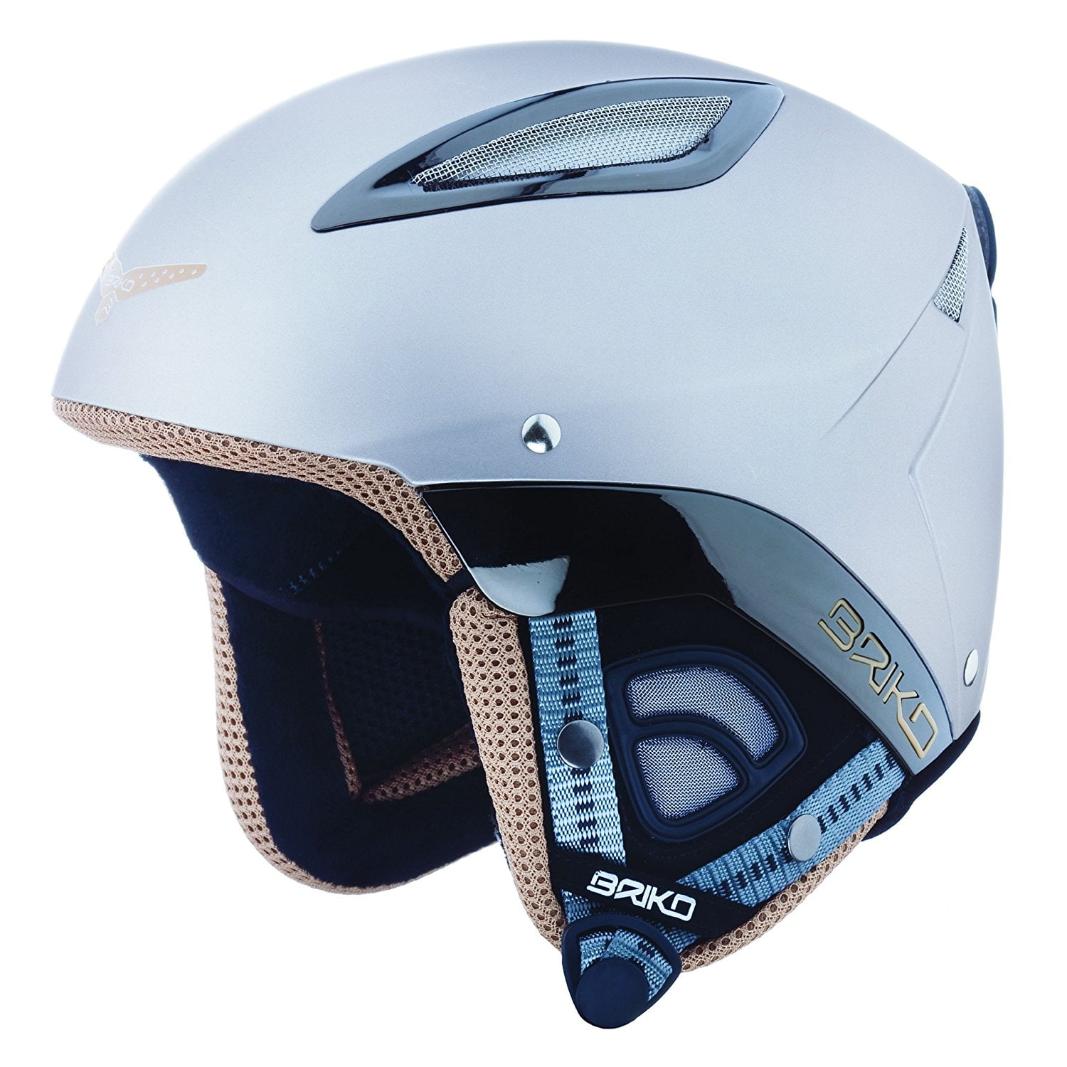 Briko Dakota Ski Helmet (Titanium, 56cm) by SOGEN SPORTS INC.