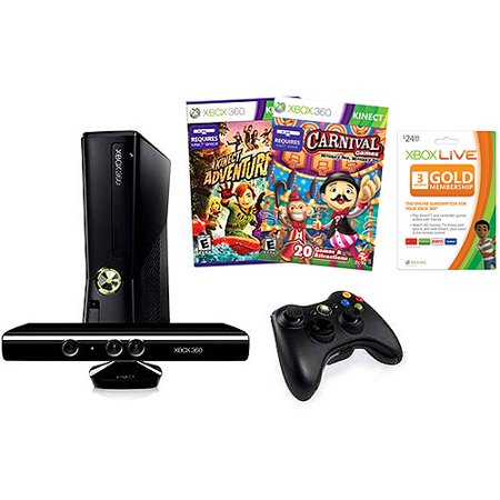 Xbox 360 250GB Console w/ Kinect & 2 Bonus* Games ...