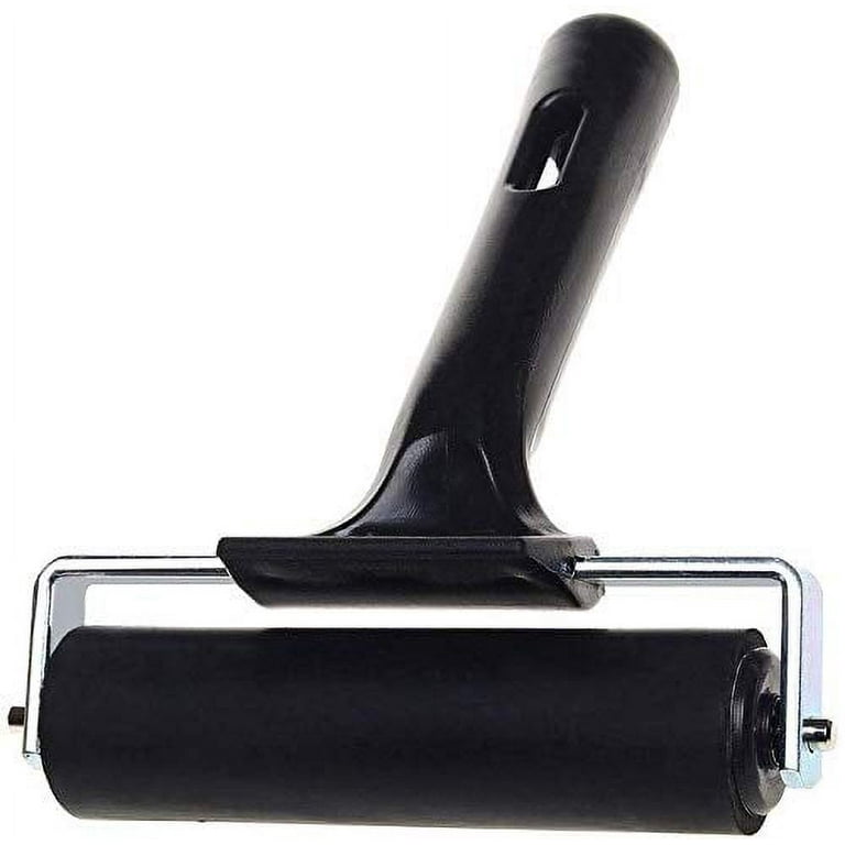 4-Inch Rubber Brayer Roller for Printmaking, Great for Gluing Application  Also. (Original Version) 1PCS 