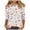 I-Multicolor, variant on Women's T Shirts Women Blouse Casual Summer Tee Shirts for Women Shirts for Women Trendy Tees Womens Tshirt Womens New Ladies Elegant 3/4 Sleeved Painted Blouse Top