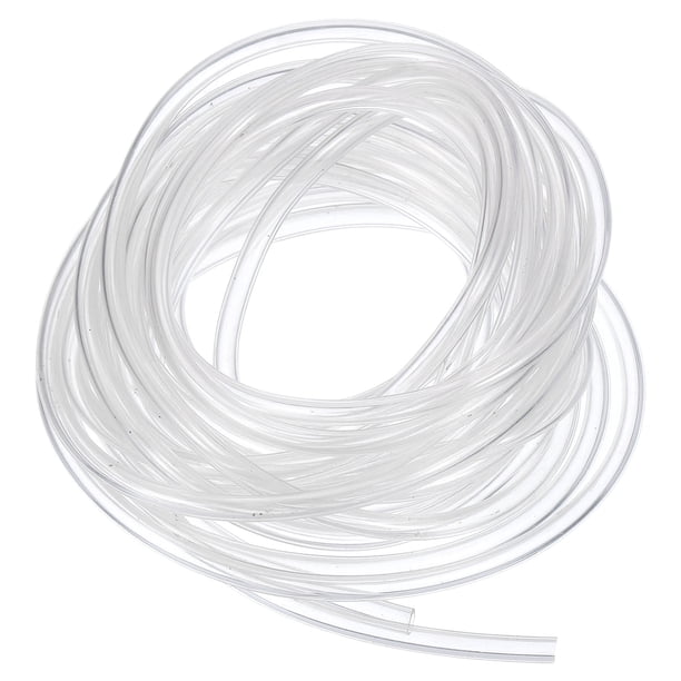 Tubería, 2.3mm ID x 3.8mm OD - 4 metros de largo, tubo de agua de vinilo transparente, plástico ligero y flexible