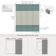 thumbnail image 5 of Persianas con panel GoDear Design Blackout, 45,8 a 86 x 244 cm, 5 of 7