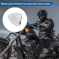 thumbnail image 3 of Accesorios para Casco de Motocicleta Decoración Orejas de Gato 3D para Cascos de Motocicleta Bicicleta Esquí Pegatinas de Felpa Blanca 1 Juego, 3 of 6