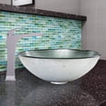 thumbnail image 4 of VIGO Simply Silver Glass Vessel Sink and Blackstonian Faucet Set, Chrome, 4 of 5