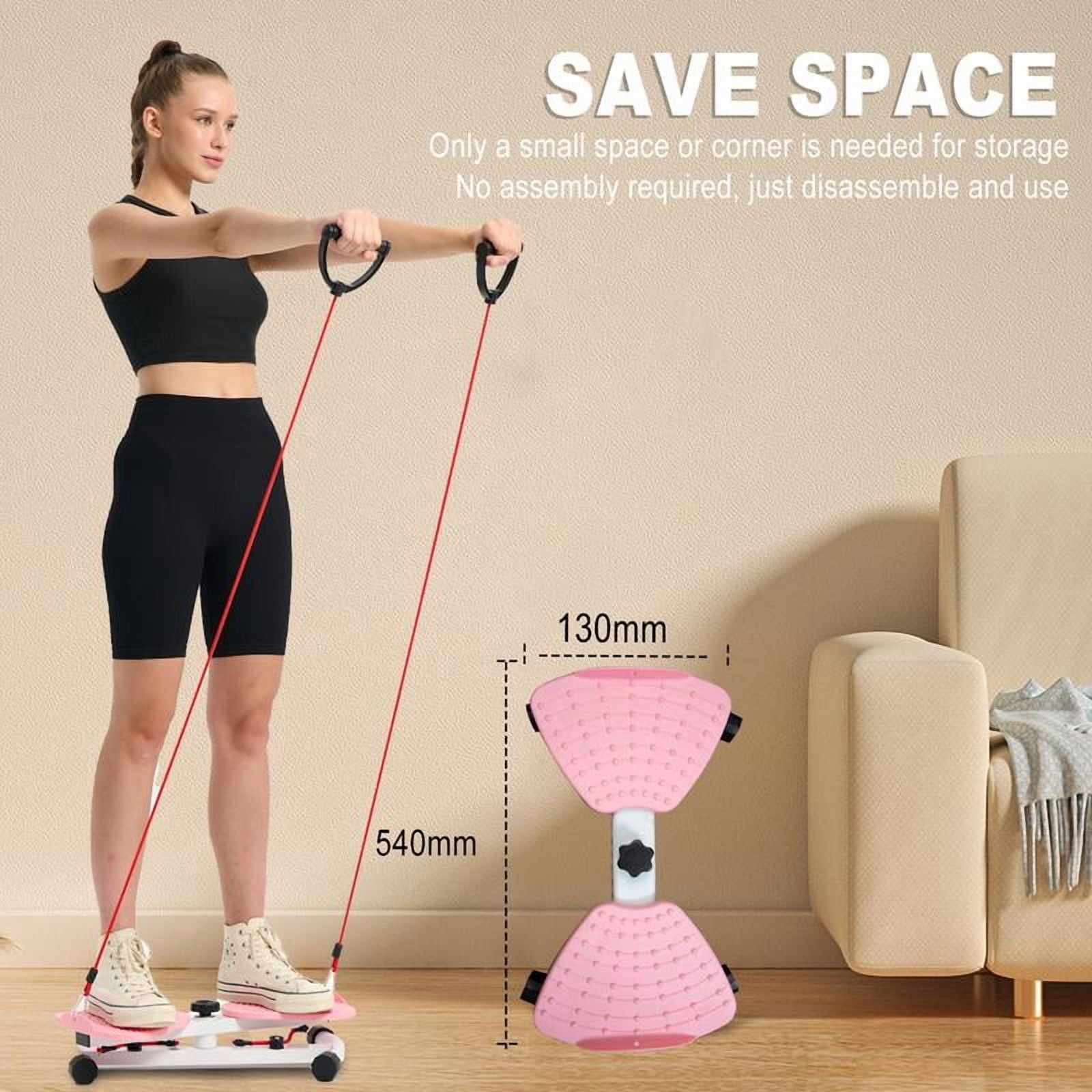 HOTWAVE Waist Twister Machine 300 lbs weighing,Ab Board for Women - Core Workout Equipment, Portable Waist Toner  for Aerobic Exercise - Home Gym Cardio