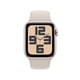 thumbnail image 2 of Smartwatch Apple SE (GPS) Caja de aluminio Blanco 40MM correa deportiva Blanco talla S/M, 2 of 4