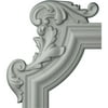 13 1/4"W x 10 5/8"H x 1 1/8"P Pompeii Panel Moulding Corner, Left (matches moulding PML02X00PO)