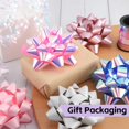 thumbnail image 4 of Lazos de regalo DYSHIPEN, 16 unidades, rosas, de 3.5 y 2.5 pulgadas con cintas, 4 of 7