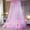 Pink, variant on Sonbest Princess Garden Lace Bed Crown Net Bed, Suitable For Queen Shuangquan King Size Bed, Four Colors,Quick Easy Installation, Size65 X 260cm / 25.6 "x 102" (top Diameter X Height) Purple
