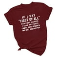 thumbnail image 5 of Fesfesfes Women Short Sleeve Tshirt Women Letter Printed Short Sleeved Top Mama Tshirt XL(US:10), 5 of 5