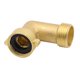 thumbnail image 2 of Conector de codo de manguera de jardín Codo de manguera de latón de 90 grados (2 piezas) TUNC Sencillez, 2 of 5