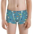 thumbnail image 5 of Yiaed Teeth Cosmonaut Print Boys' Boxer Briefs Cotton Casual Stretch Comfort Boys Boxers - Kids Boxer Briefs Underwear for Boys (6-18)-Small, 5 of 5