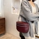 thumbnail image 4 of Bolso de mano de un solo hombro con correa ancha y popular nuevo de PU, bolso de mensajero de moda rojo, 4 of 6