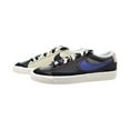 thumbnail image 4 of Nike Blazer Low 77 Premium 'Removable Swoosh' Men's Shoes Black-Deep Royal Blue dh4370-001, 4 of 6