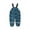 C-1521Blue, variant on TEDOYE Toddler Boys Girls Rain Pants With Straps Pants For Playing In Sand Wading In Water Skiing And Protective Pants For Children 1-10. Cute Wear, 3-4 Years