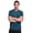 Dark Teal, variant on RBX Active Men's Quick Dry Shadow Stripe Crewneck Performance Workout Tee
