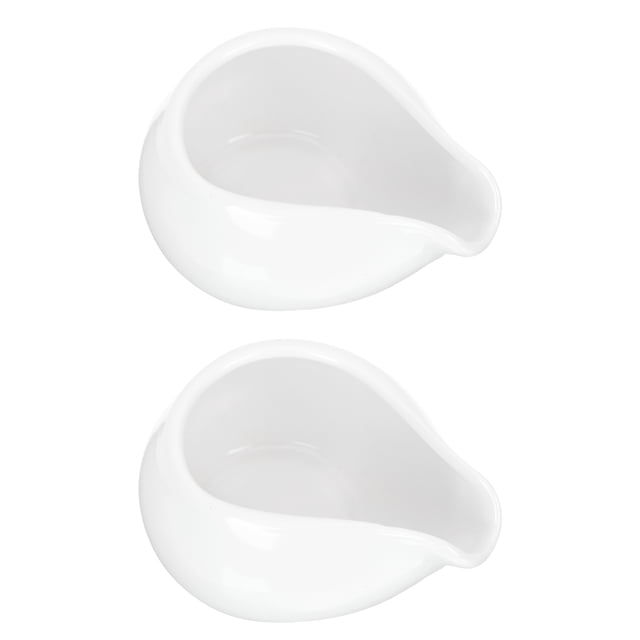 2pcs Ceramic Milk Jugs Ceramic Creamers Sauce Pitchers Ceramic Containers