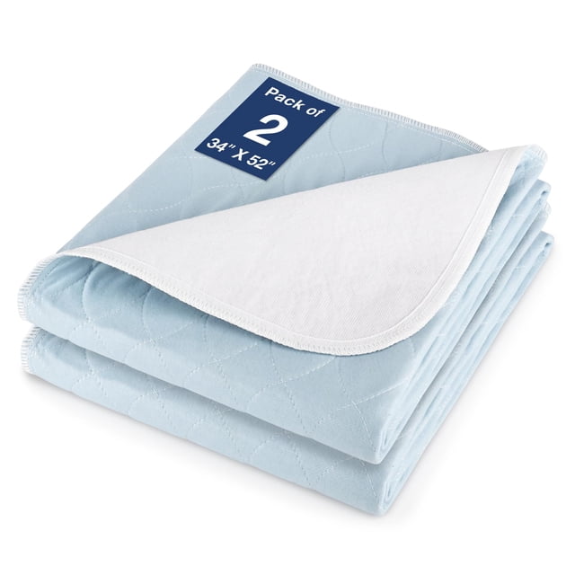 Almohadilla reutilizable para incontinencia SOLOSHINE, 2 paquetes de 85 x 130 cm