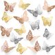 thumbnail image 2 of 72 piezas de decoraciones de mariposas, 3 tamaños, 3 estilos, decoración de pared de mariposas 3D, decoraciones de fiesta de mariposas, decoraciones de cumpleaños, mariposas para manualidades, decorac, 2 of 4