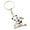 Silver, variant on Panda Keychain Charm for Girls Panda Keyring,Keychain Snowboard Pendant Keyring Metal,Gift Key Chains Panda Bear China Souvenir,Winter Skiing Sports Keepsake