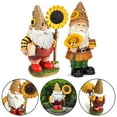 thumbnail image 3 of Resin Garden Gnome With Weather Resistant Finish Long Lasting Decoration, 3 of 6