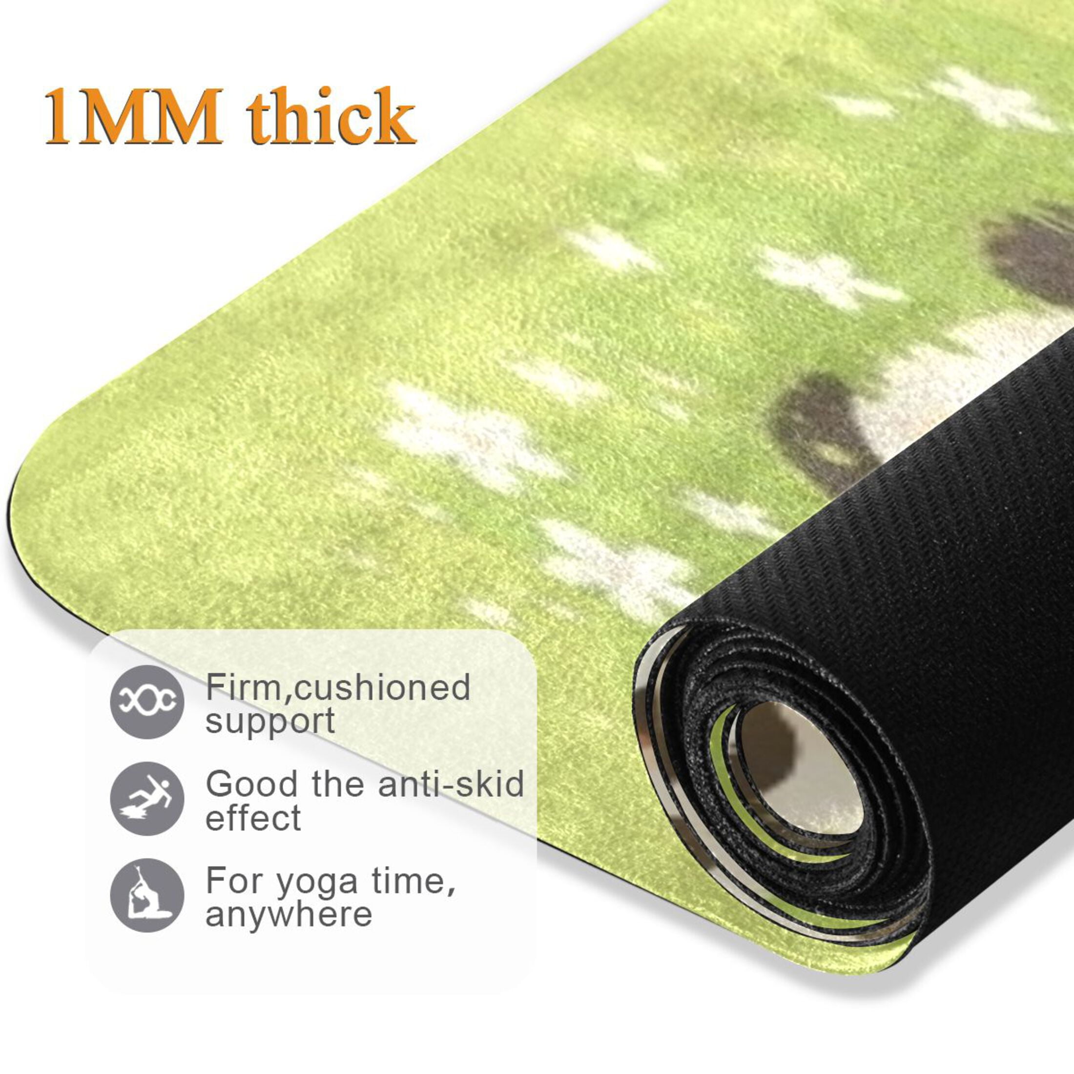 BZSMCE Yoga Mat Women Fitness Mat Panda Stack Pattern