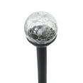 thumbnail image 2 of Mainstays 8-Piece Black Mini Solar Crackle Glass Light Set, 2 of 3