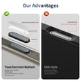 thumbnail image 2 of Decase Shockproof Clear Case with 360° Ring Stand Magnetic for iPhone 16 Pro Max,Anti-Fingerprint,Military Drop Protection,Compatible with Mag-Safe,Soft Edge Translucent Slim Phone Case,Gray, 2 of 10