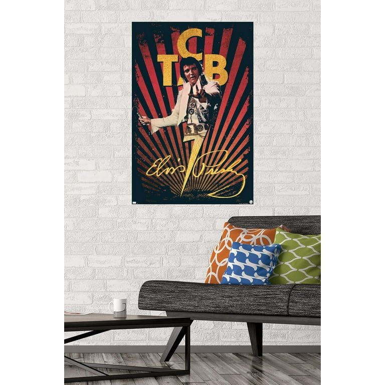 Elvis Presley - T.C.B. Wall Poster, 22.375