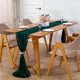 thumbnail image 2 of Bandera de mesa decorativa de gasa verde oscuro 30*300 CM Ticfox estilo europeo y americano, 2 of 14